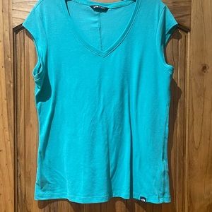 The North Face shoulder xl teal tshirt